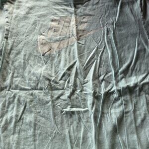 Nike Light Gray Tee with Logo